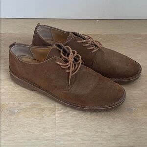 Clarks Men's Tan Suede Oxfords Desert London Tobacco